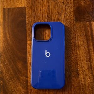 Blue iPhone 16 pro Case by Beats